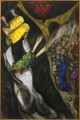 Moisés recibiendo las Tablas de la Ley 2 contemporáneo Marc Chagall